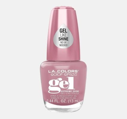 LA Colors Gel Color Craze Nail Polish - Dusty Rose