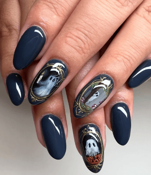 Framed Ghost Nails