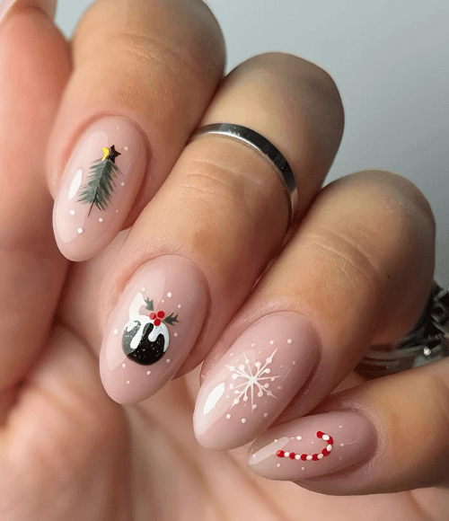 Xmas Art Nails