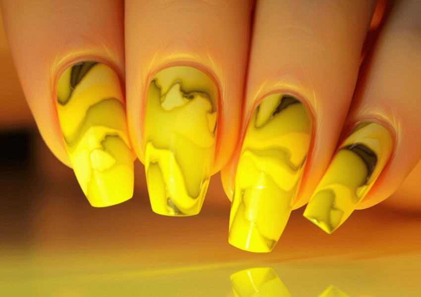 How to Do Marble Nail Art at Home
