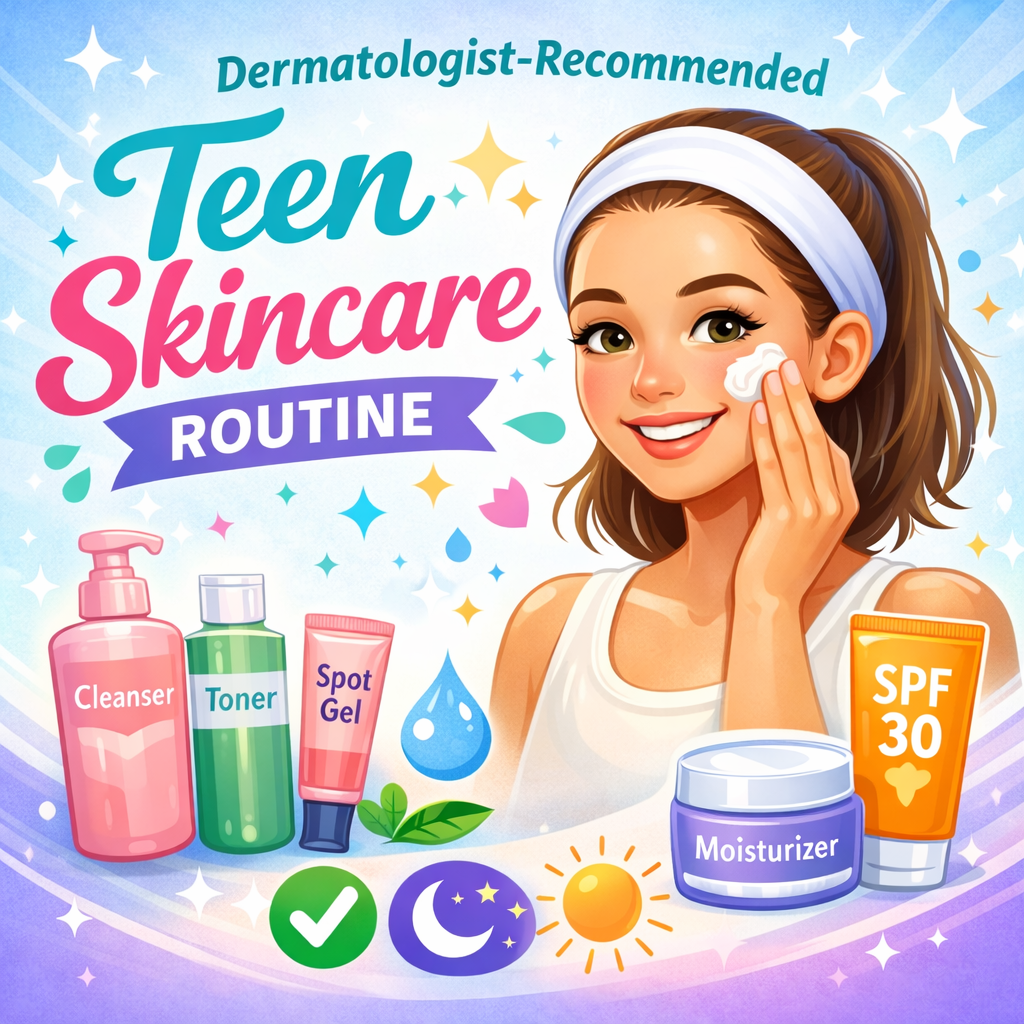 Dermatologist-Recommended Teen Skincare Routine