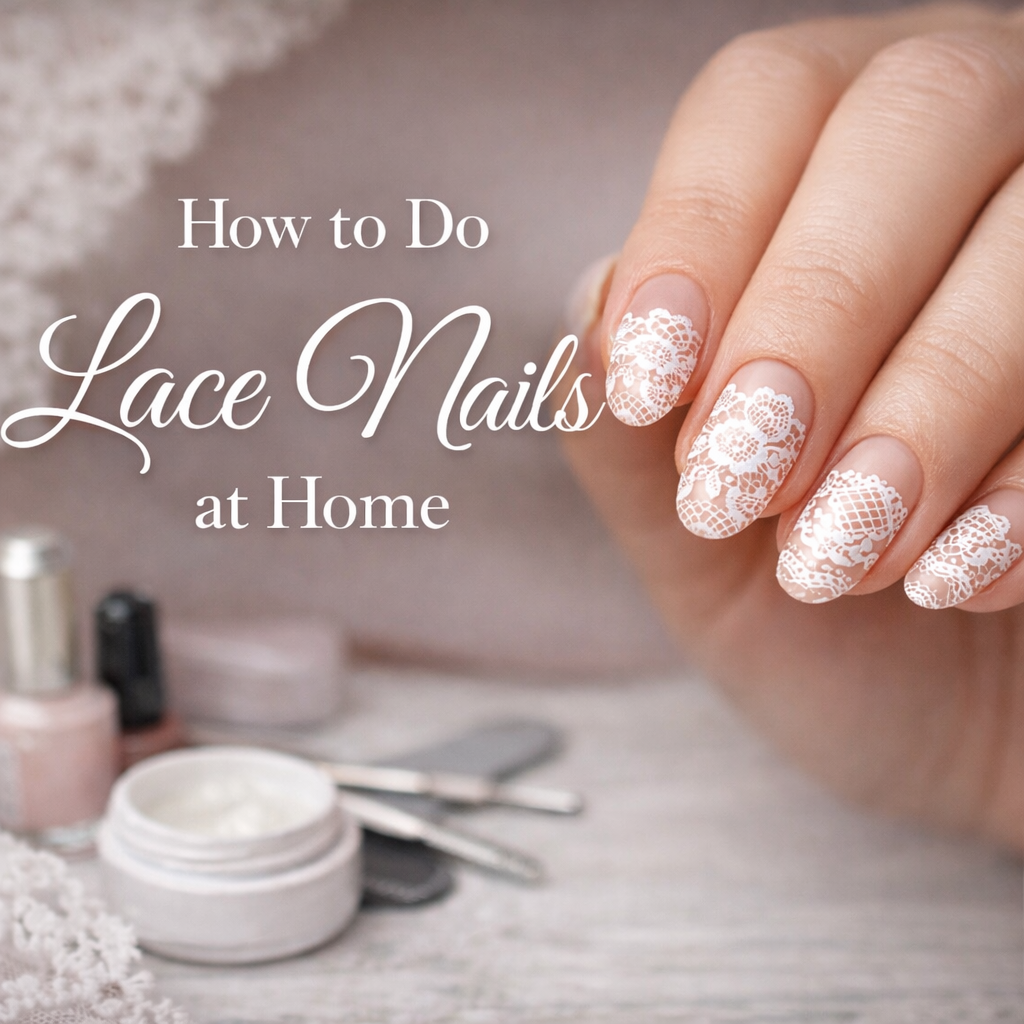 How to Do Lace Nails at Home (Easy Tutorial for Beginners)