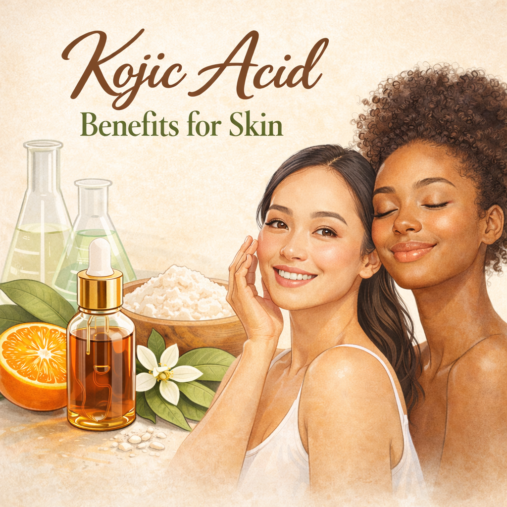 Kojic Acid Benefits for Skin (Dark Spots, Melasma, Acne Marks)