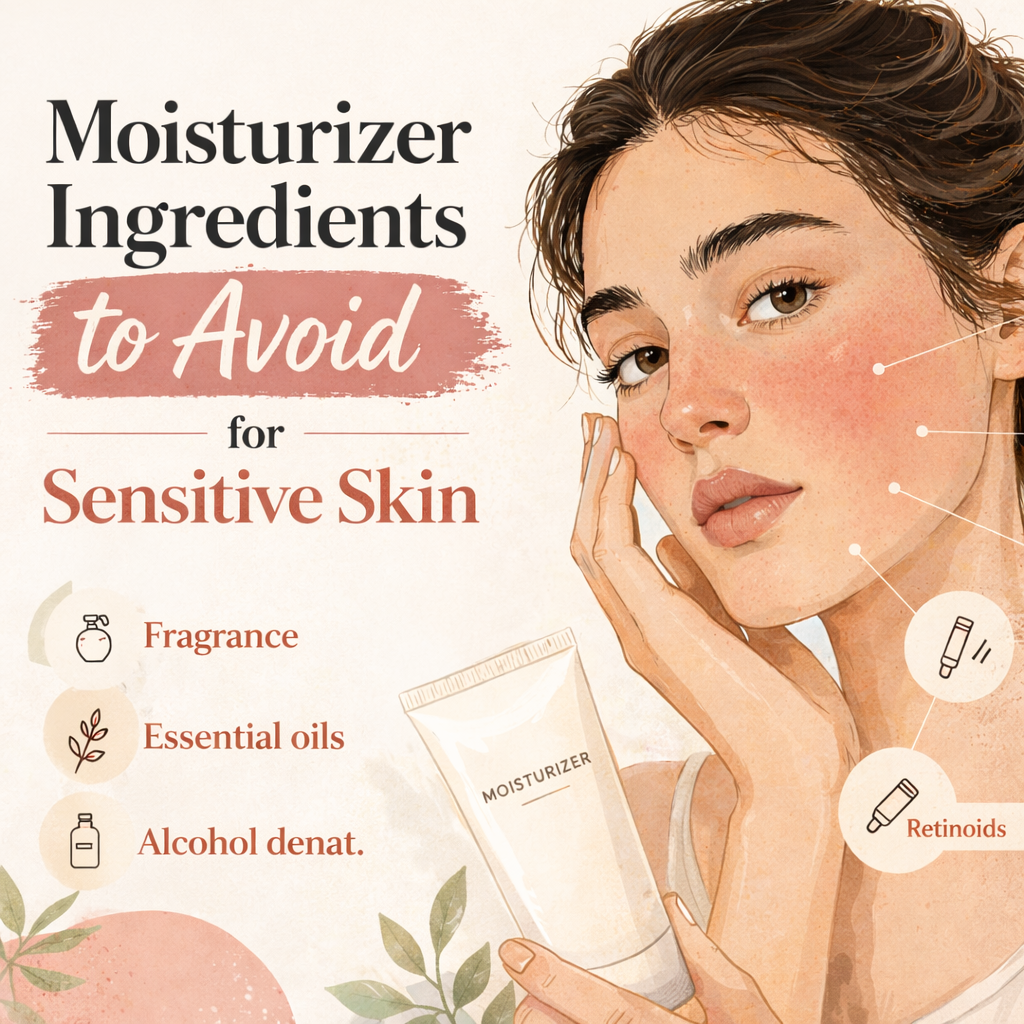 Moisturizer Ingredients to Avoid for Sensitive Skin - Luminli